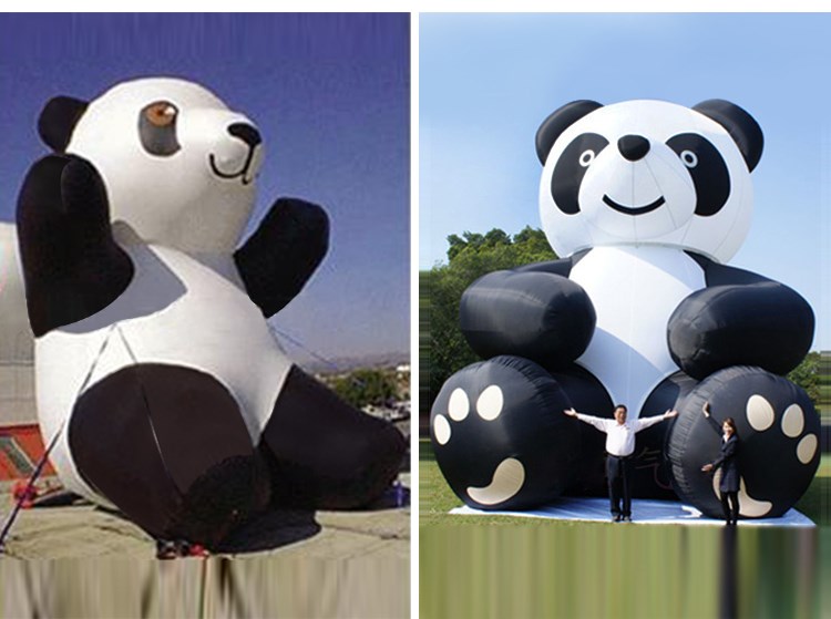 福建充气熊猫展示